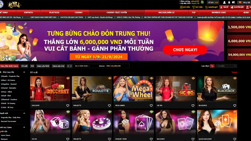 casino 12bet 2 Một số tựa game hot tại 12bet