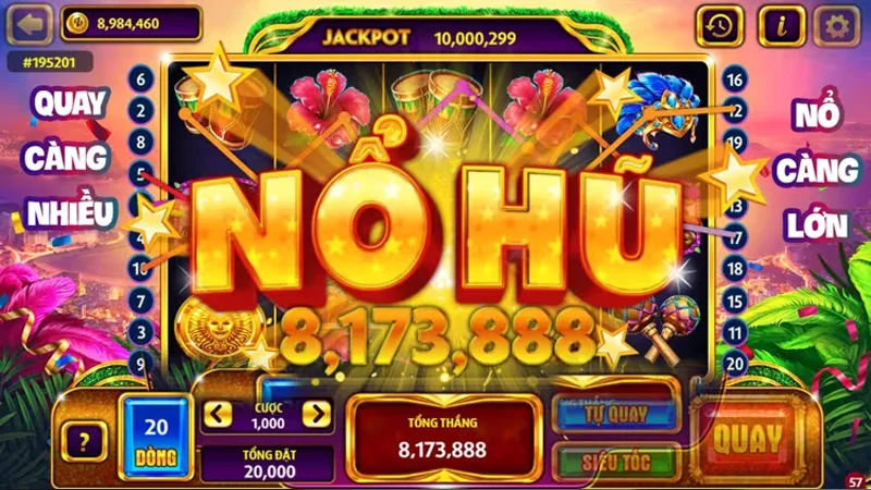 no hu 12bet 2 Sảnh Nổ hũ tại 12bet cập nhật các giải đấu
